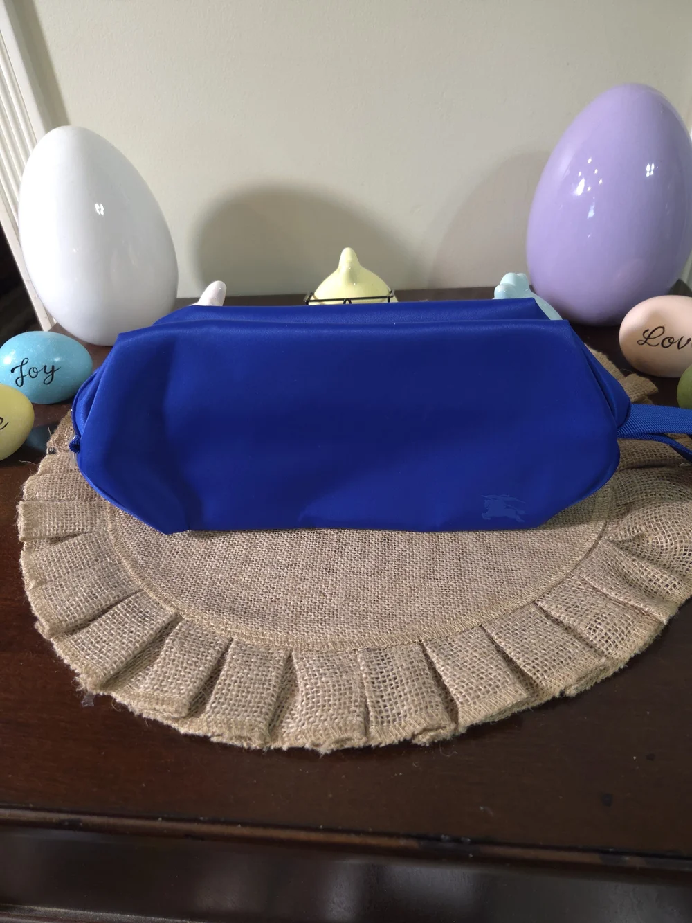 Burberry Electric Blue Clutch Wristlet